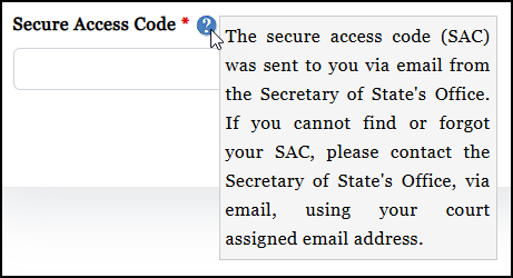Secure Access Code - More Information